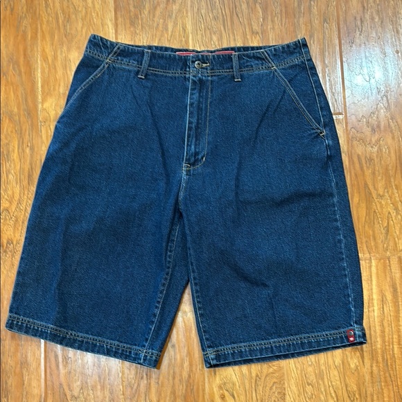 Levi's Blue Denim Cargo Shorts - Picture 1 of 3